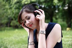 listening to music